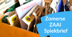 Zomerse Zaai Spiekbrief