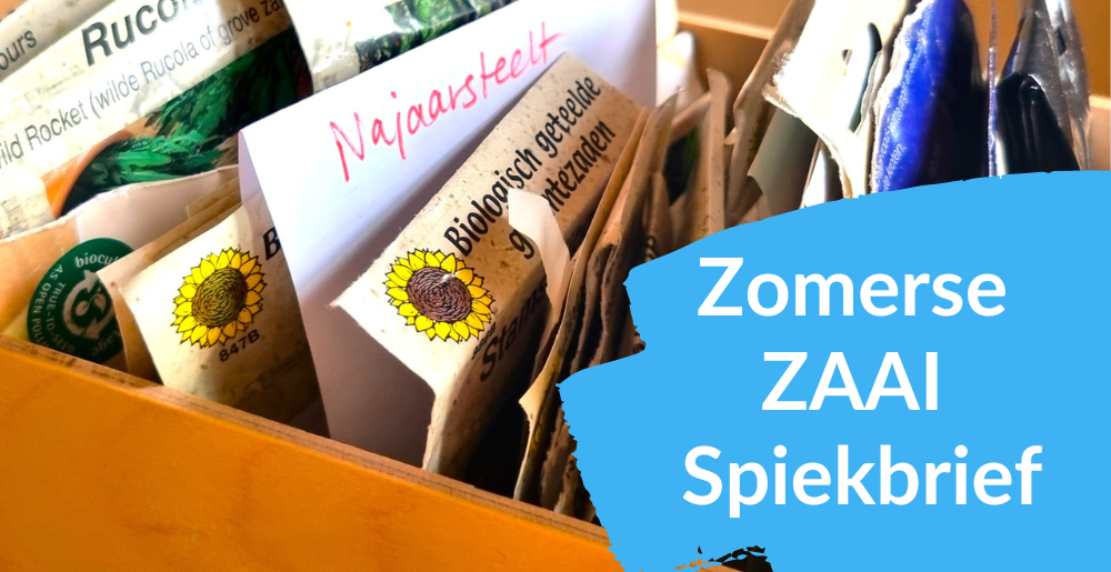 Zomerse zaai spiekbrief